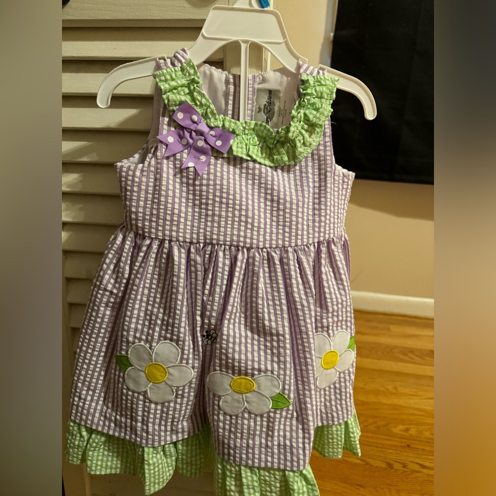 Spring smocked dress